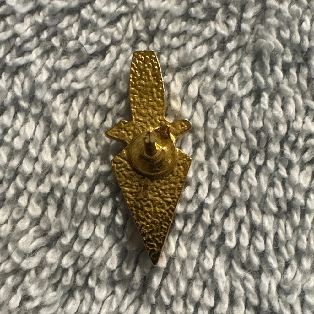 VTG Shriners Masonic Tie Tack Lapel Pin Gemstone Collectable FreeMason Jewelry